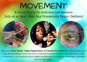 ○ Movement ○ a dance party for activists and seekers