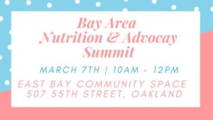 Bay Area Nutrition and Advocacy Summit · Hosted by Bay Area Dietetic Association (BADA)